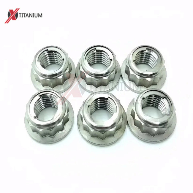 12 Point Titanium All Metal Lock Nuts